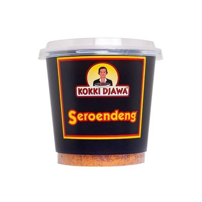 Indulge in Kokki Djawa Seroendeng, a tantalizing blend of peanuts, coconut, and spices. Elevate your dishes with this exotic delight.