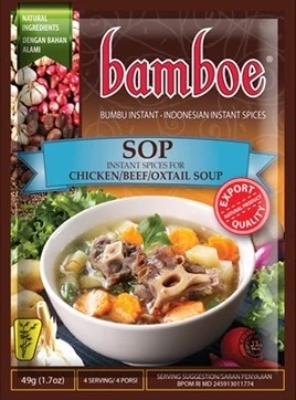 Capture the essence of Indonesian comfort with Bamboe Sop seasoning. Elevate your soup creations with authentic flavors. Taste the tradition today!